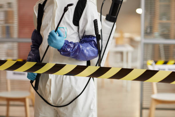 Professional Biohazard Cleanup technician working in Lamar, SC